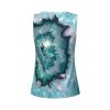 Teal Agate Print Women's Workout Tank Top Quick-Drying Activewear Summer Fitness Outdoor Adventures