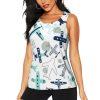 Airplane Print Women's Workout Tank Top Quick-Drying Activewear Summer Fitness Outdoor Adventures