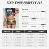 Beach and Sunset Print Women's Workout Shorts Elastic Athletic Gym Shorts Summer Seamless High-Waisted Yoga