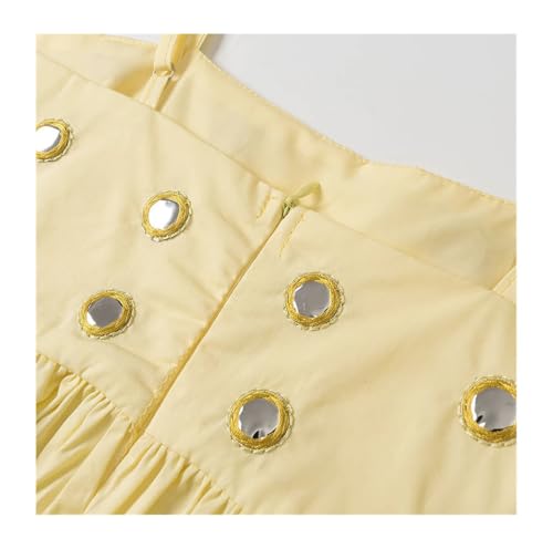 Women's European and American 2-Piece Set Niche Design Camisole and High Waist Mini Skirt