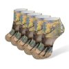 5 Pairs of Cotton Ankle Socks for Women Men Fall Birch Leaves Elk Low Cut Socks for Running Hiking No Show Athletic Sock