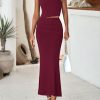 Skirt Sets Women 2 Piece Outfits Summer Outfits 2025 Going Out Crop Tops Long Maxi Skirts Beach Vacation Clothes