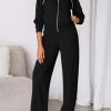 Womens 2 Piece Outfits Sweatsuits 2025 Fall Full Zip Sweatshirts Workout Pants Matching Lounge Sets Tracksuits