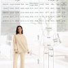Women 2 Piece Outfits Sweatsuit Oversized Knit Pullover Sweater Tops Wide Leg Pants Lounge Set