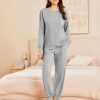 Lounge Sets for Women 2 Piece Jogger Pajama Long Sleeve Pants Loungewear Sweatsuits Casual Matching Outfits