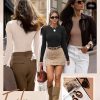 3 Pack Women's Ribbed Long Sleeve Tops, Crew Neck Slim Fit Undershirts Knit Basic Casual Stretch Layering Tee Shirts