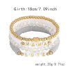 Mama Bracelets for Women Multilayer Polymer Clay Heishi Beaded Stackable Bracelets Set Boho Summer Beach Jewelry Mother's Day