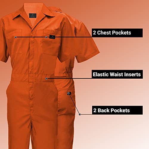 Coveralls Workwear Men Short Sleeve Coveralls
