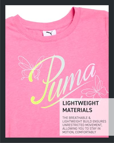 Girls' Active Shorts Set - 3 Piece Performance T-Shirt, Tank Top, Bike Shorts - Summer Athletic Outfit for Girls (7-14)