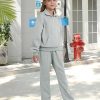 Girls Sweatsuit 2 Piece Fall Outfits Clothing Set Kids Teen Pullover Sweatshirt & Sweatpants Tracksuit Top Pants Set