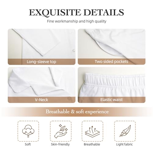 African Style Patchwork Print Soft Button Top With Pants Fall Pajamasï¼ŒChic Women'S Long-Sleeved Pajama Set