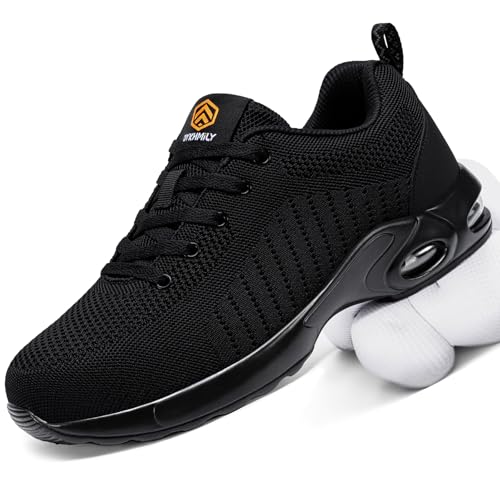 Steel Toe Shoes for Men Women Comfortable Non Slip Work Shoes Lightweight Unisex Safety Shoes Classic Style Sneakers Punta de