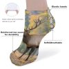 5 Pairs of Cotton Ankle Socks for Women Men Fall Birch Leaves Elk Low Cut Socks for Running Hiking No Show Athletic Sock