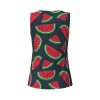 Red Watermelon Print Women's Workout Tank Top Quick-Drying Activewear Summer Fitness Outdoor Adventures