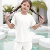 Girl Outfits Short Sleeve Tshirts and Shorts Summer Two Piece Sets Comfy Kids Clothing Size 120/130/140/150/160