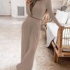 womenss Fall Fashion Lounge Sets Pajama Two Piece Cropped Pullover Jammies Outfits Casual Loungewear