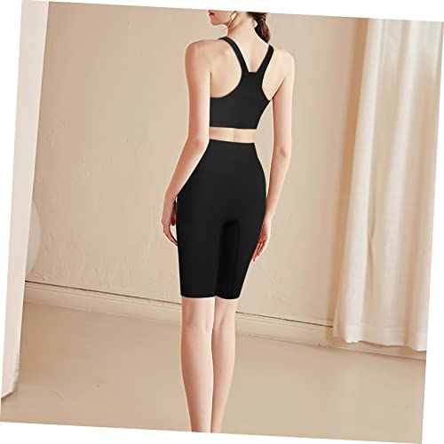Sportswear Set Breathable Tank Top High Waist Shorts for Yoga Fitness Workouts Quick Drying Athletic Outfit