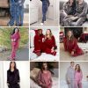 Couples Matching Pajamas Sets Velvet PJs Set for Men and Women Velour Long Sleeve Sleepwear S-XXL Navy