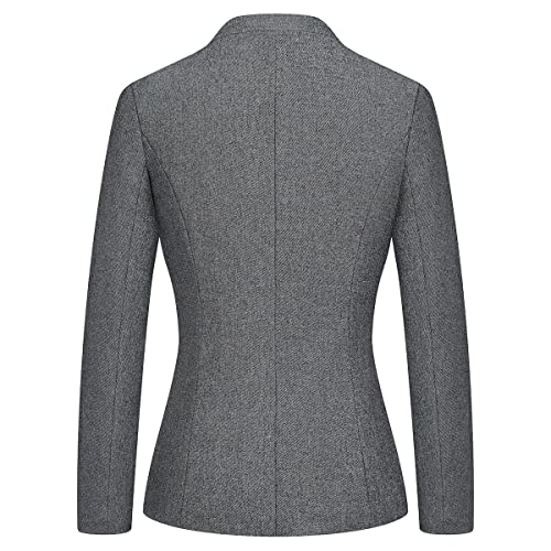 Women's Business Pant Suit Set 2 Piece Slim Fit Blazer Jacket One Button Buckle Closure Lady Work Suit for Office