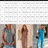 Pajamas for women 2 Piece Lounge Set Cap Sleeve Sleepwear Joggers Pants Pjs with Pockets S-XXL