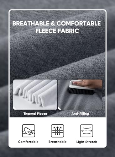 Men's 2 Piece Outfits Hoodie Sweatshirt Tracksuit & Joggers Sweatpants Sweatsuit Set