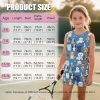 Girls 2 Piece Summer Outfits Tank Top and Shorts Set with Pocket for Workout Beach Vacation