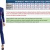 Women's 2 Buttons Business Blazer Pant Suit Set for Work