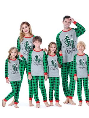 Matching Family Christmas Pajamas Set Boys Girls Holiday Pjs for Women Men Sleepwear