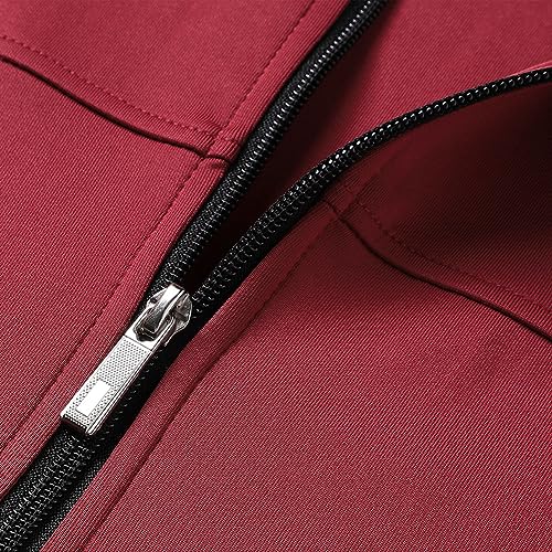 Men's Casual Athletic Tracksuit Long Sleeve Sweatsuit Set Full Zip Running Jacket and Pants 2 Piece Outfits